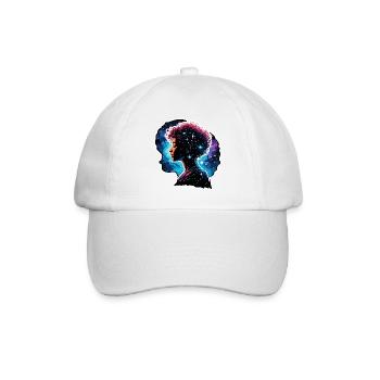 Silhouette / Forest / Portrait / Trees / Person - Baseball Cap - white/white - Front