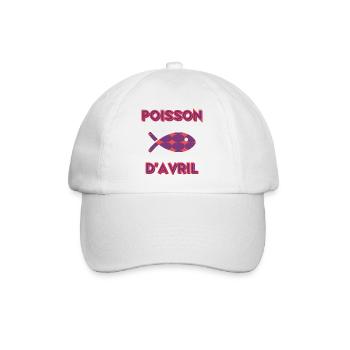 APRIL FOOL - Baseball Cap - white/white - Front