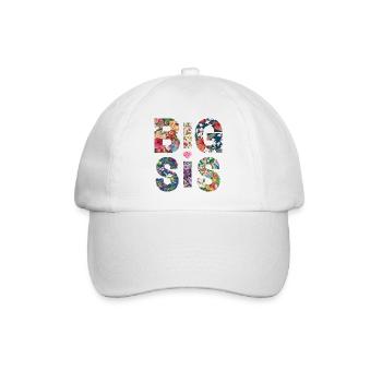 BIG SIS - Sister - Big Sister - Partner Look - Baseball Cap - white/white - Front