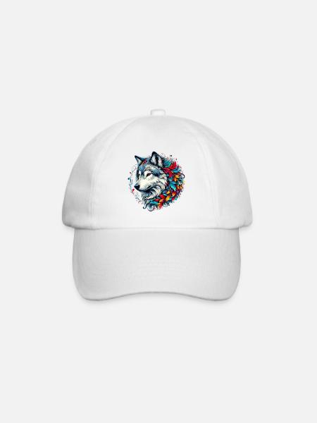 Loup - Casquette classique - blanc/blanc