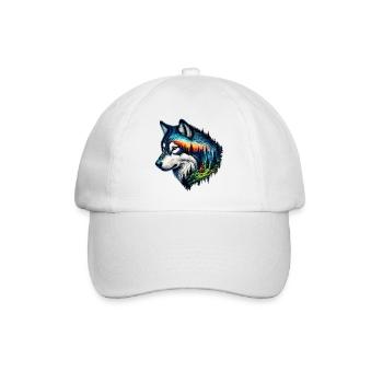 Loup - Casquette classique - blanc/blanc - Devant