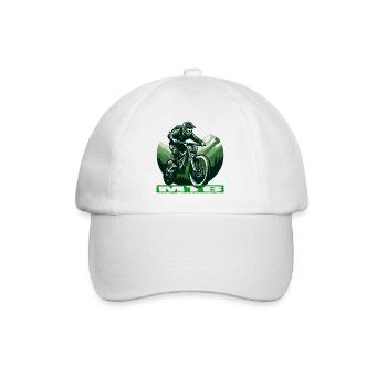 MTB Bike - Baseballkappe - Weiß/Weiß - Vorne