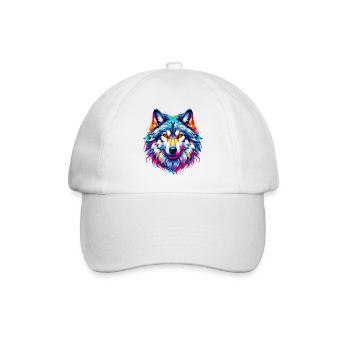 Loup - Casquette classique - blanc/blanc - Devant