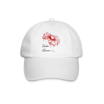 Fête des mères Merci maman - Casquette classique - blanc/blanc - Devant