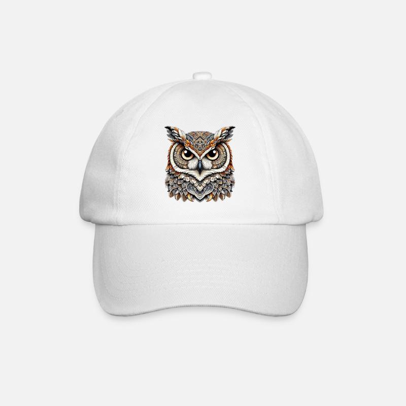 Hibou - Casquette classique - blanc/blanc