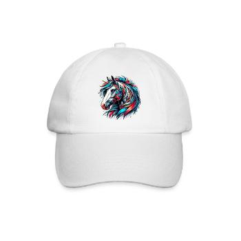 Cheval - Casquette classique - blanc/blanc - Devant