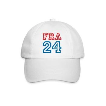 France Frankreich - Baseball Cap - white/white - Front