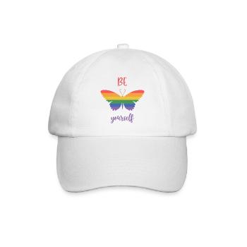 LGBT Pride Month - Be Yourself - Baseball Cap - white/white - Front