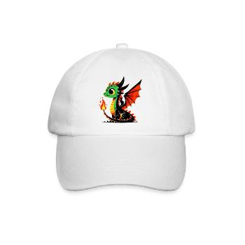 Dragon - Baseball Cap - white/white - Front