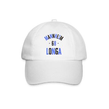 Mannheim 68 Longa - Baseballkappe - Weiß/Weiß - Vorne