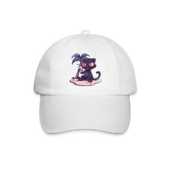 Panther Summer Beach Comic - Baseball Cap - white/white - Front
