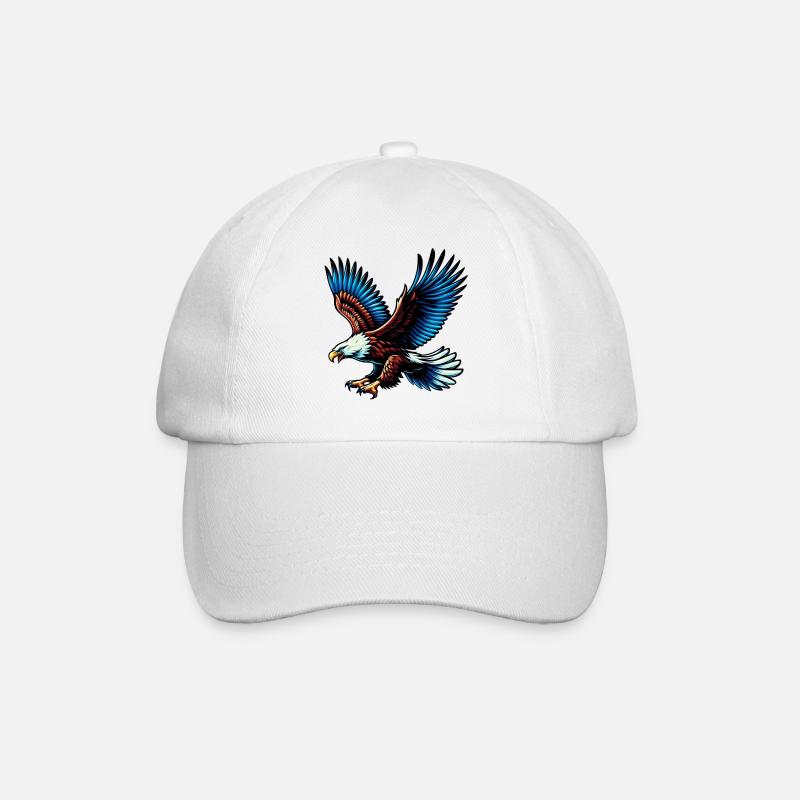 Adler - Baseballkappe - Weiß/Weiß