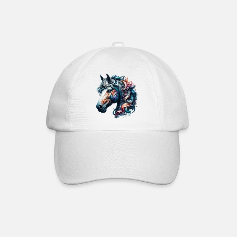 Cheval - Casquette classique - blanc/blanc