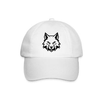 Bad Wolf - Baseball Cap - white/white - Front
