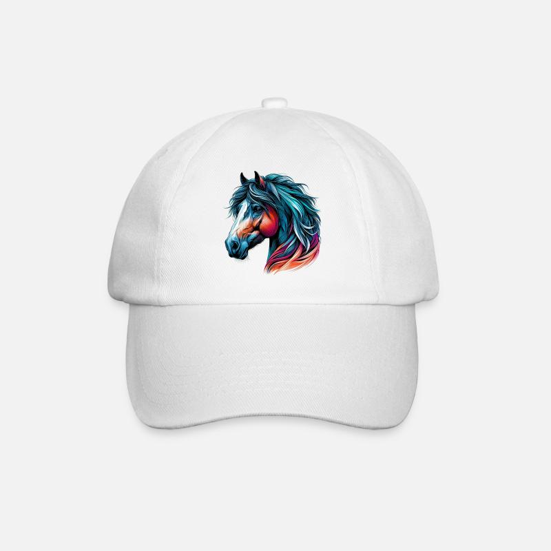 Cheval - Casquette classique - blanc/blanc