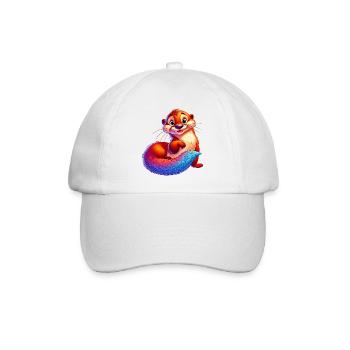 Otter - Baseball Cap - white/white - Front