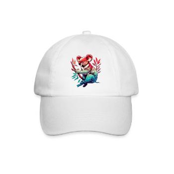 Koala - Baseball Cap - white/white - Front
