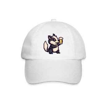 Skunk Bière Pixel - Casquette classique - blanc/blanc - Devant