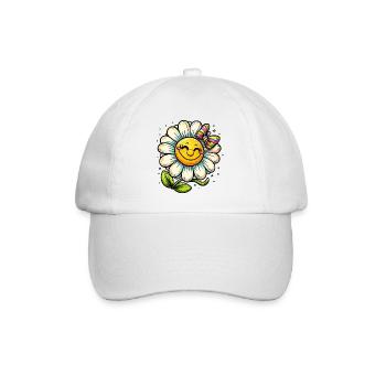 Pâquerette - Casquette classique - blanc/blanc - Devant