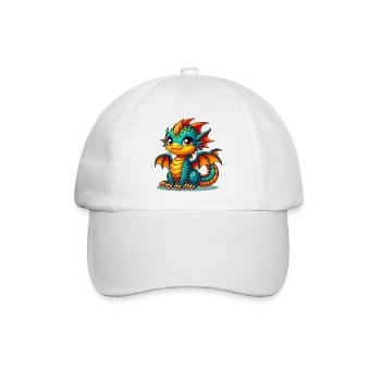Dragon - Baseball Cap - white/white - Front