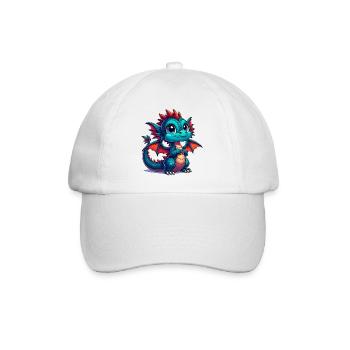 Dragon - Baseball Cap - white/white - Front