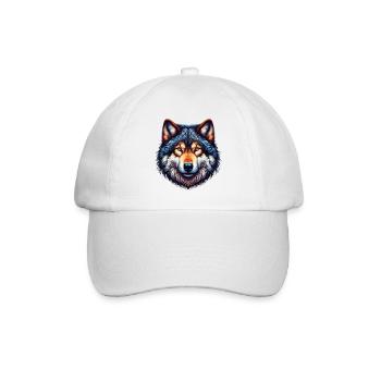 Loup - Casquette classique - blanc/blanc - Devant