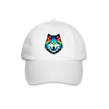 Loup - Casquette classique - blanc/blanc - Devant