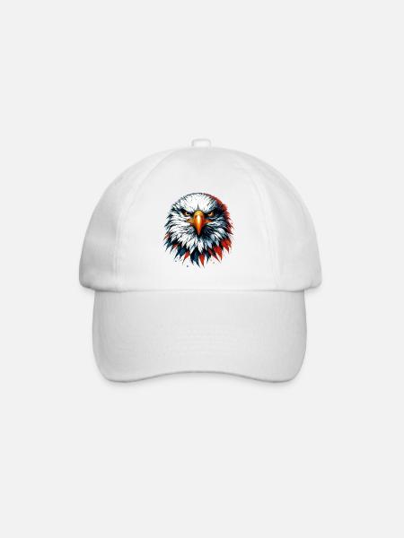 Adler - Baseballkappe - Weiß/Weiß
