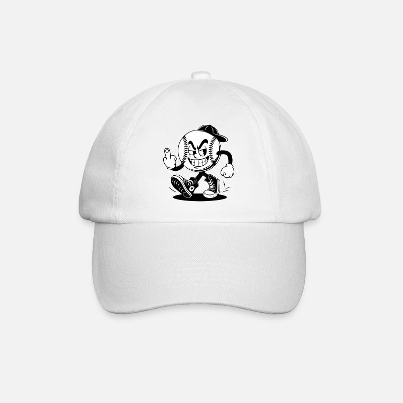 baseball avec un - Casquette classique - blanc/blanc