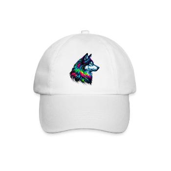 Loup - Casquette classique - blanc/blanc - Devant