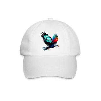 Adler - Baseballkappe - Weiß/Weiß - Vorne