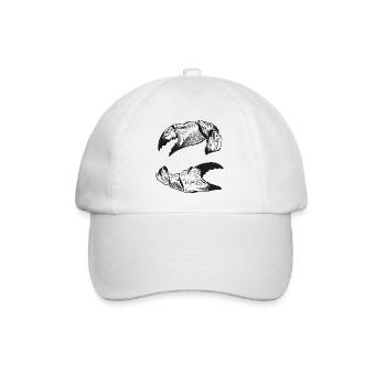 Nordique avec passion – style crabe ! - Casquette classique - blanc/blanc - Devant