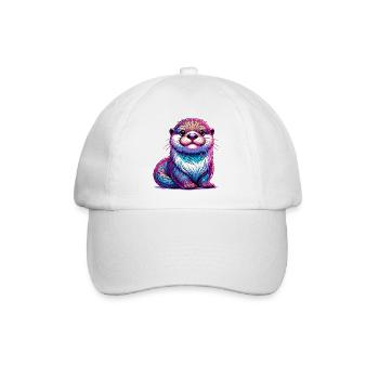 Otter - Baseballkappe - Weiß/Weiß - Vorne