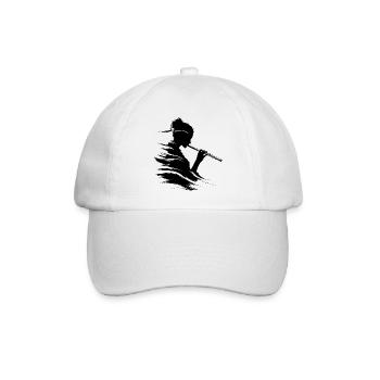 Flautist - Baseball Cap - white/white - Front