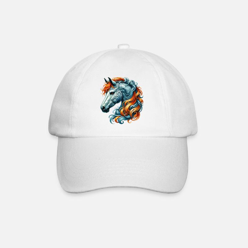 Cheval - Casquette classique - blanc/blanc