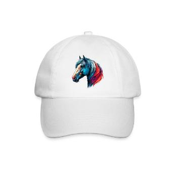 Cheval - Casquette classique - blanc/blanc - Devant