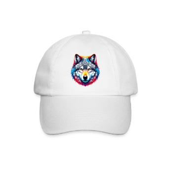 Loup - Casquette classique - blanc/blanc - Devant