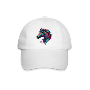 Cheval - Casquette classique - blanc/blanc - Devant
