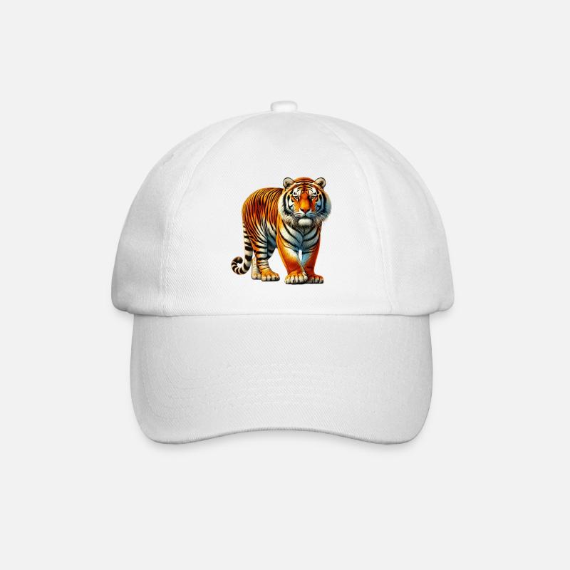 Tiger - Baseballkappe - Weiß/Weiß