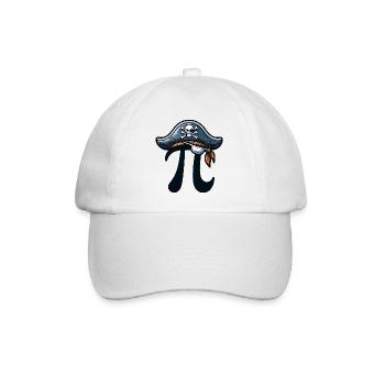 Pirate Pi Day Pirate Motif Fans de mathématiques Enseignant - Casquette classique - blanc/blanc - Devant