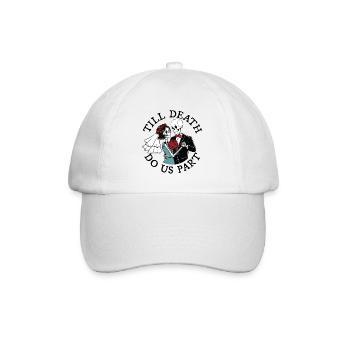 Jusqu’à ce que la mort nous sépare - Casquette classique - blanc/blanc - Devant