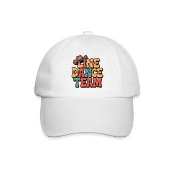 Groupe de danse en ligne Danse familiale en équipe - Casquette classique - blanc/blanc - Devant