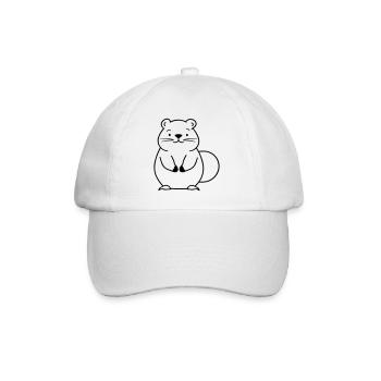 Beaver - Baseball Cap - white/white - Front
