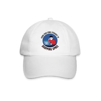 Black Friday Shopping Spree - Baseball Cap - white/white - Front