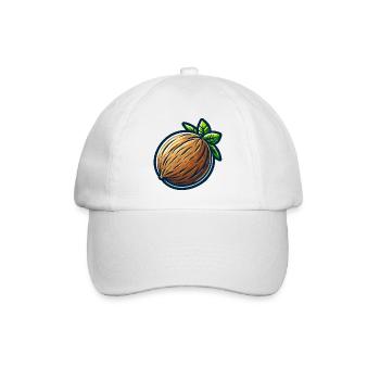 Tropical Nut Drawn - Baseball Cap - white/white - Front