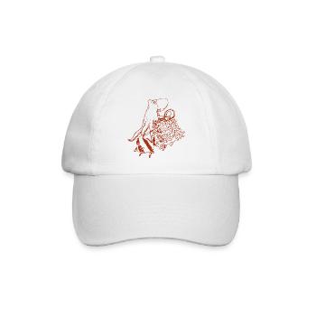 KRAKE - Baseballkappe - Weiß/Weiß - Vorne