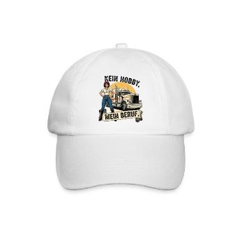 Not a hobby, my profession. - Baseball Cap - white/white - Front