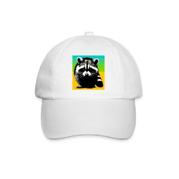 Raton laveur - Casquette classique - blanc/blanc - Devant