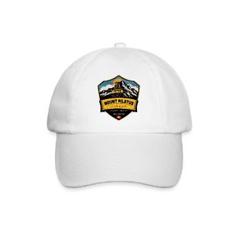 Pilatus , Schweizer Alpen , Schweiz - Baseballkappe - Weiß/Weiß - Vorne