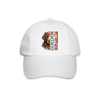Golden retriever - Casquette classique - blanc/blanc - Devant